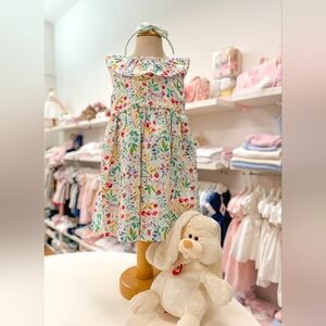 Baroni 2Y Floral Sleeveless Dress for Girls